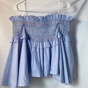 NWOT off the shoulder bell sleeve crop top size XS